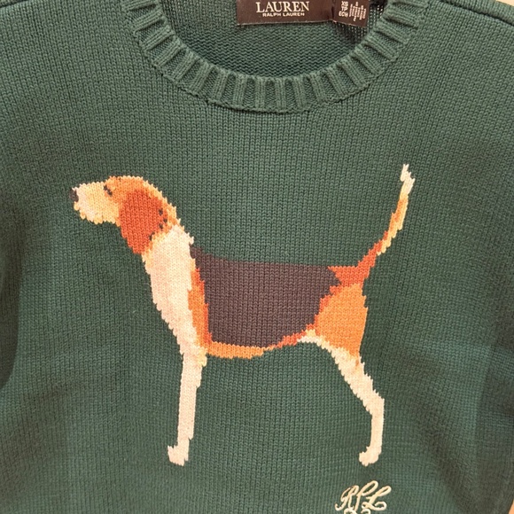 Ralph Lauren Dog Cotton Sweater - Picture 2 of 4